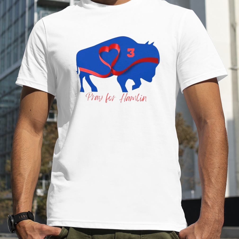 Pray For Hamlin 3 Buffalo Heart Shirt