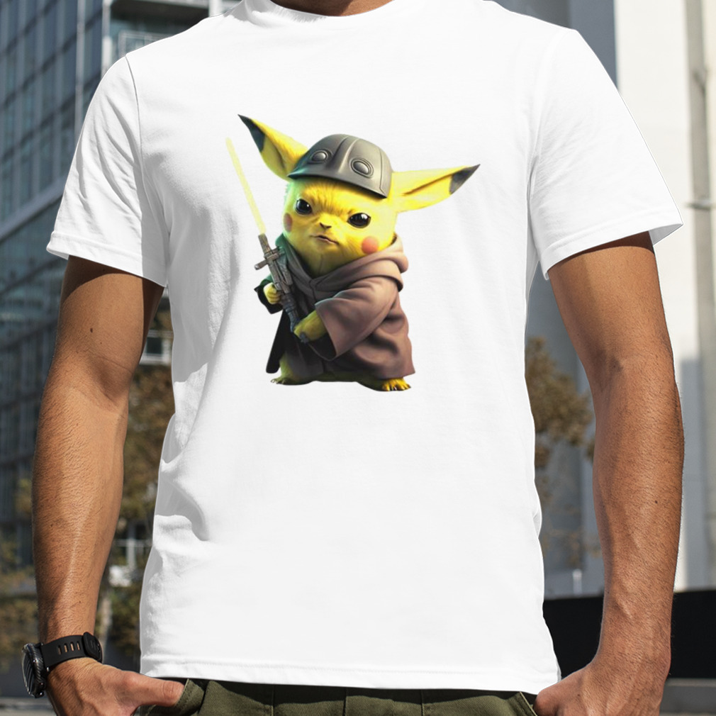 Star Wars Baby Yoda Pikachu shirt