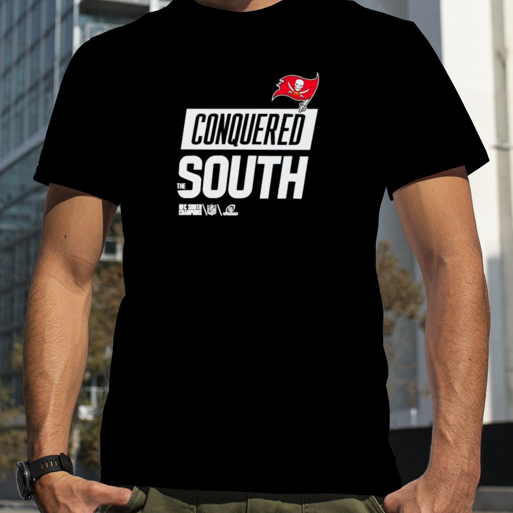Conquered the south nfc south champions tampa bay buccaneers 2023 shirt