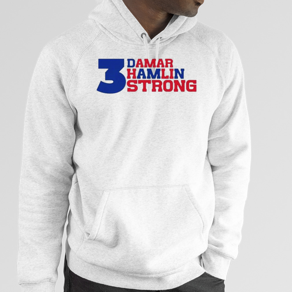 Damar Hamlin Hoodie Hamlin Strong 3 Grey Shirt - Anynee