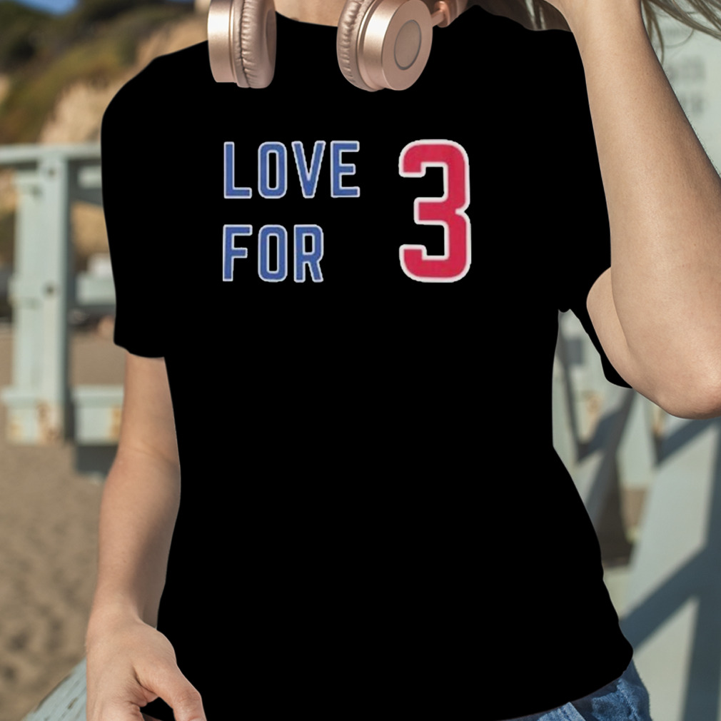 Love For 3 Damar Hamlin T-Shirt - T-shirts Low Price