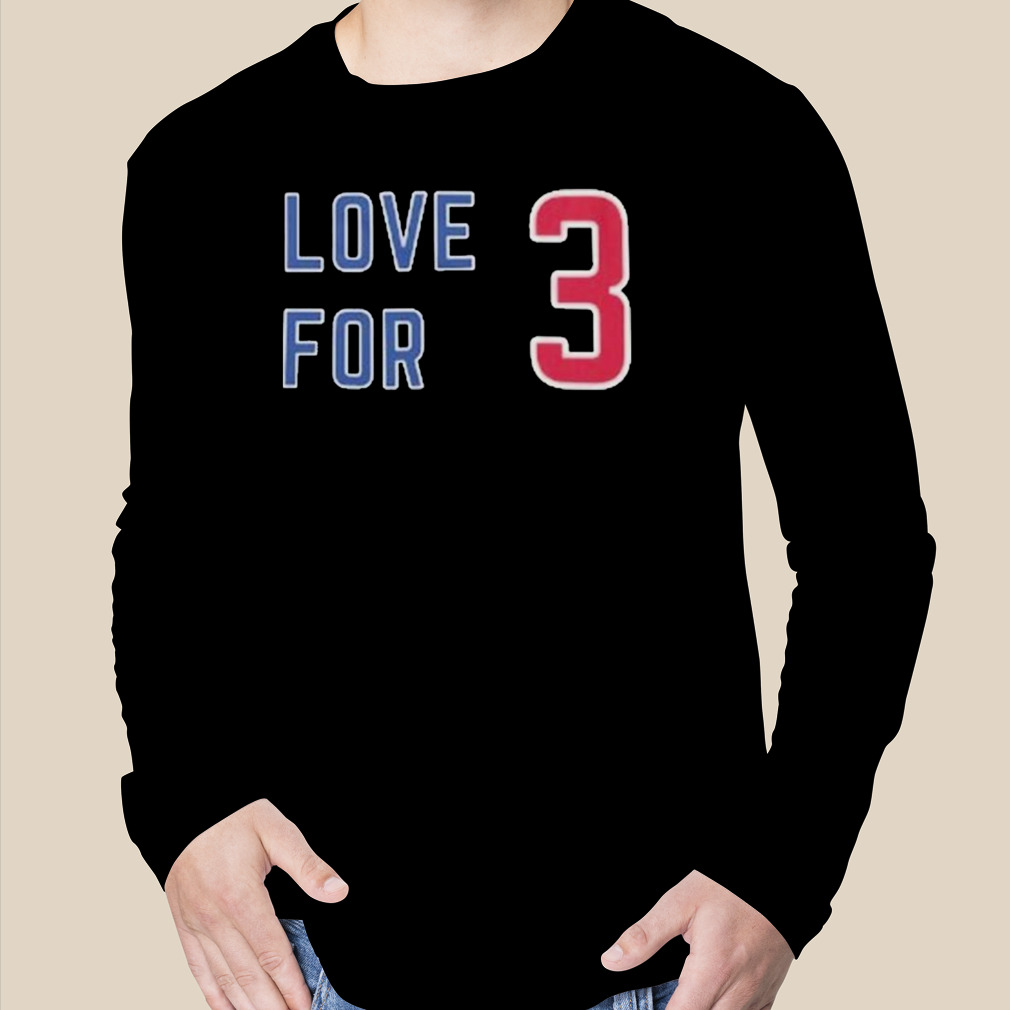 Love For 3 Damar Hamlin T-Shirt - T-shirts Low Price