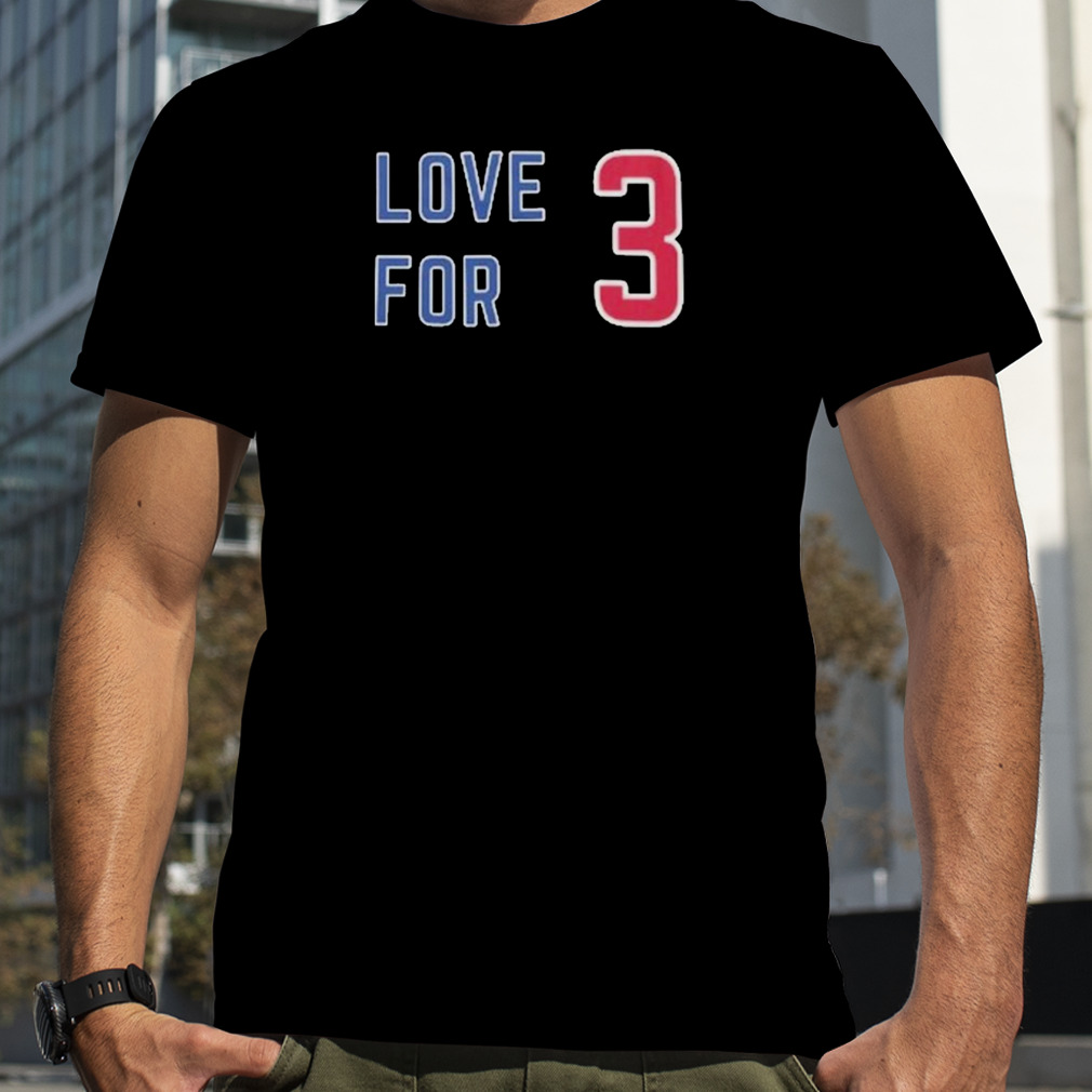 Love For 3 Damar Hamlin T-Shirt - T-shirts Low Price