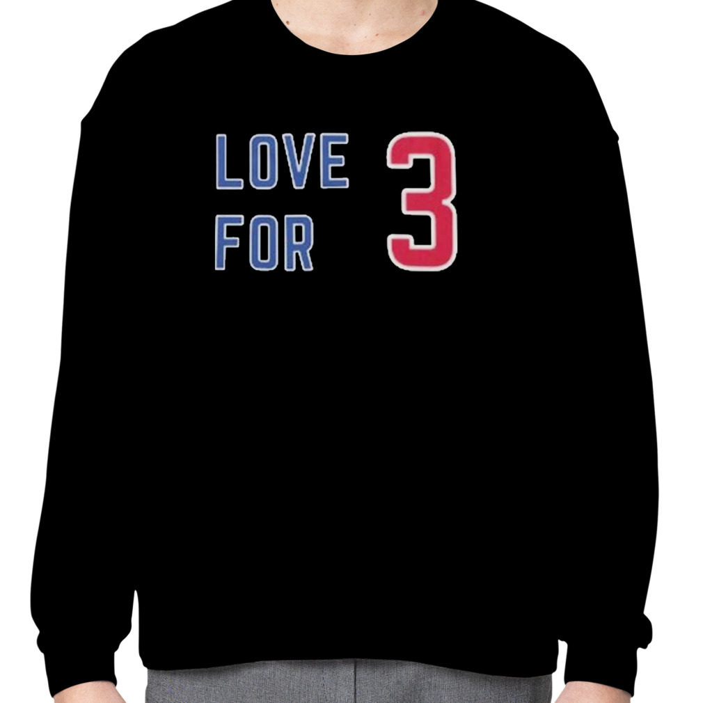 Love For 3 Damar Hamlin T-Shirt - T-shirts Low Price