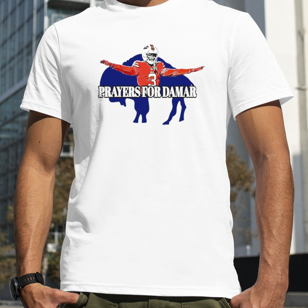 Pray For Damar Hamlin 3 Bills Mafia T-Shirt