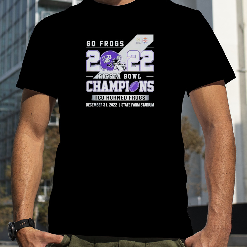 Go Frogs 2022 Fiesta Bowl Champions TCU Horned Frogs shirt