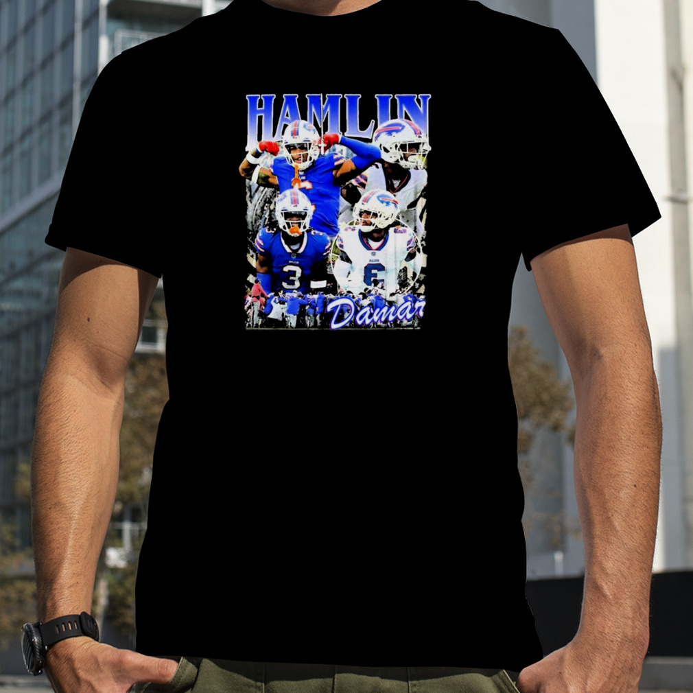 Pray For Damar Hamlin T-Shirt, Vintage Damar Hamlin Shirt - Ink In