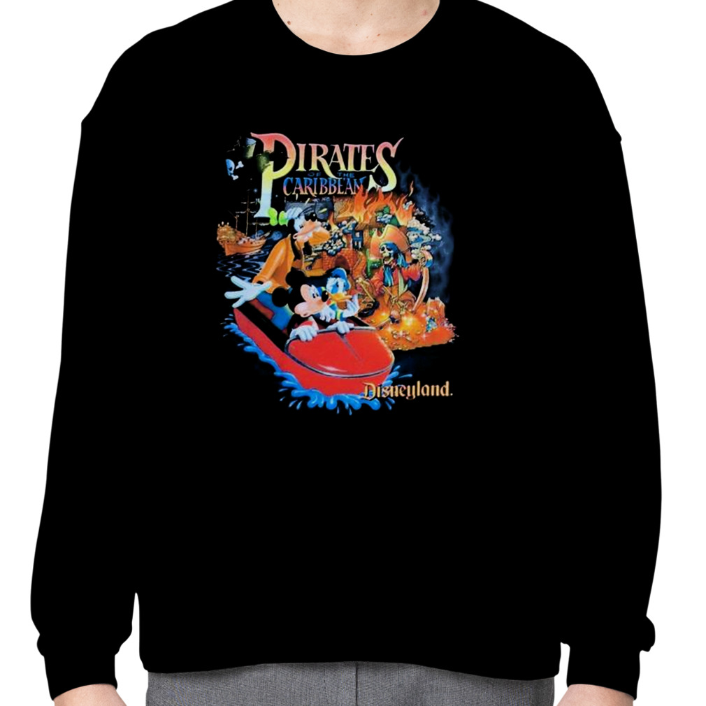 Vintage Pirates Of The Caribbean Shirt Mickey Pirates Shirt For