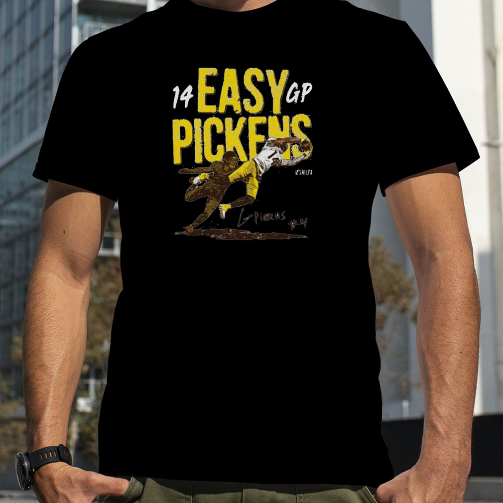George Pickens Pittsburgh Easy Pickens 14 Gp Signature 2023 Shirt