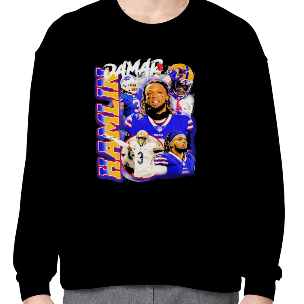 Love For 3 Damar Hamlin Shirt ⋆ Vuccie