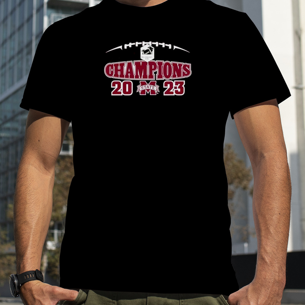 Mississippi State 2023 Reliaquest Bowl Champions skyline shirt