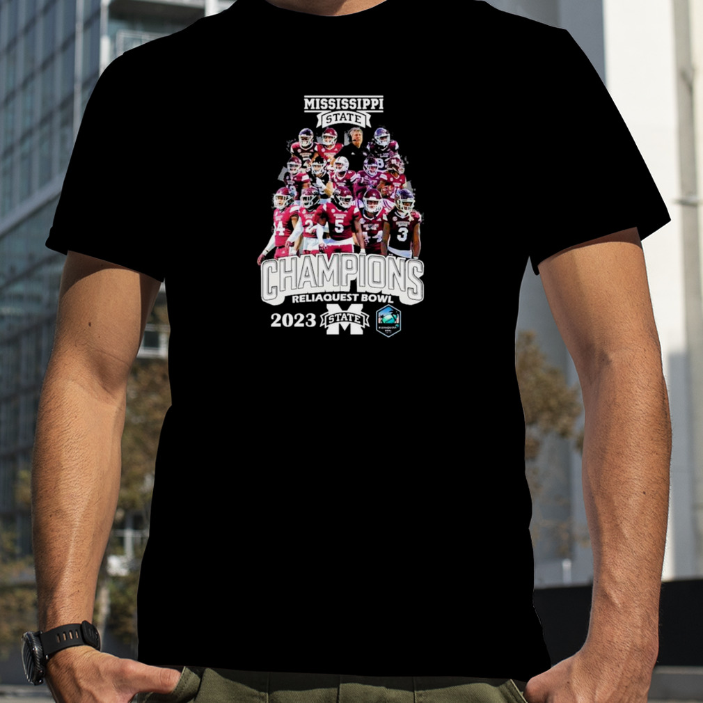 Mississippi State Football 2023 Reliaquest Bowl champion shirt