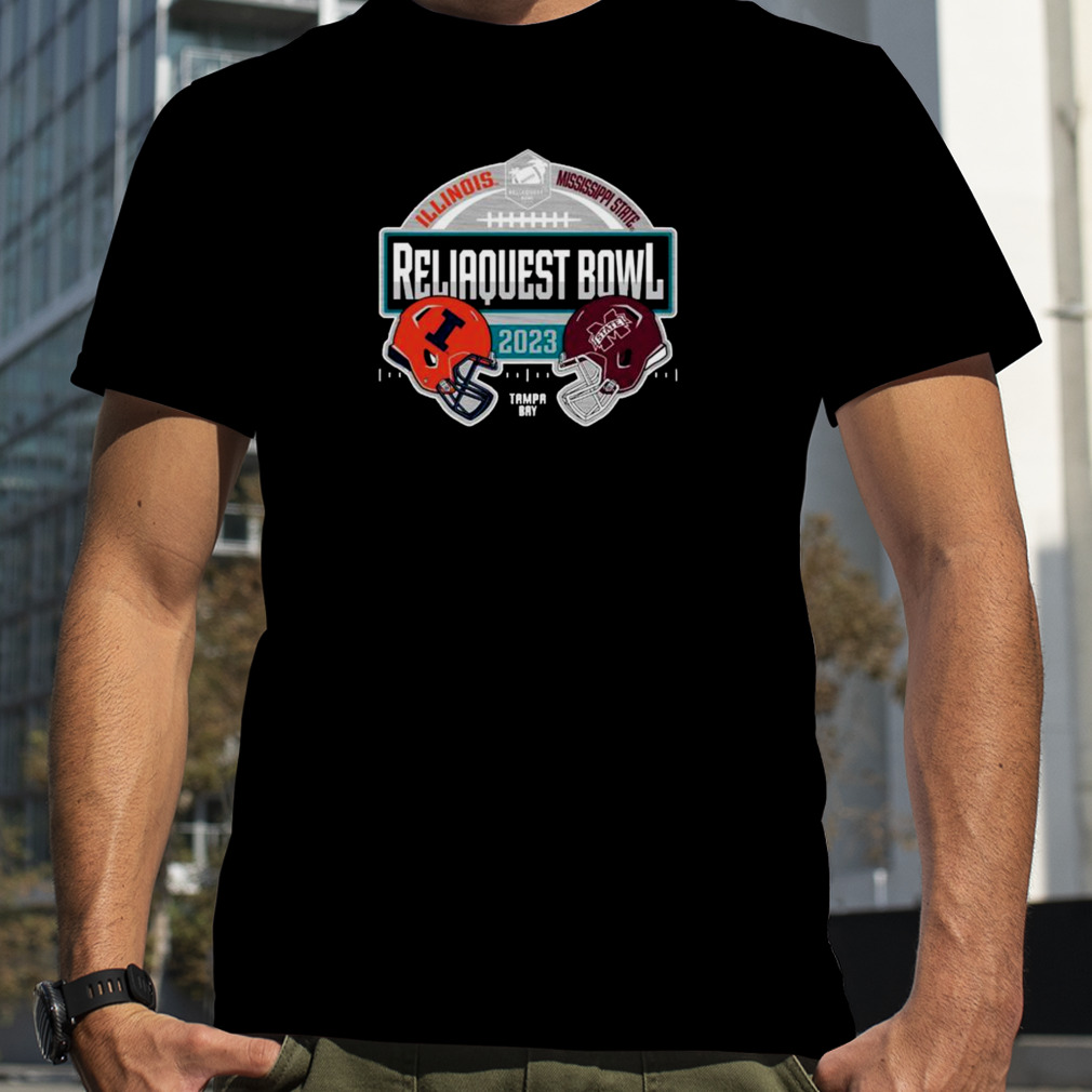 Mississippi State vs Illinois 2023 Reliaquest Bowl Match Up shirt
