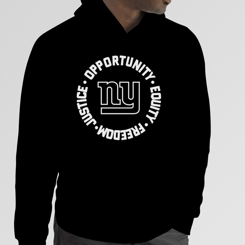 Opportunity Equity Freedom Justice New York Giants Football Shirt