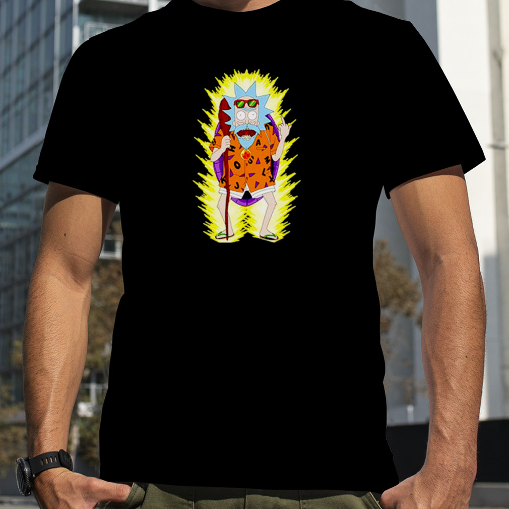 Rick And Morty x Dragon Ball Z Master Roshi shirt