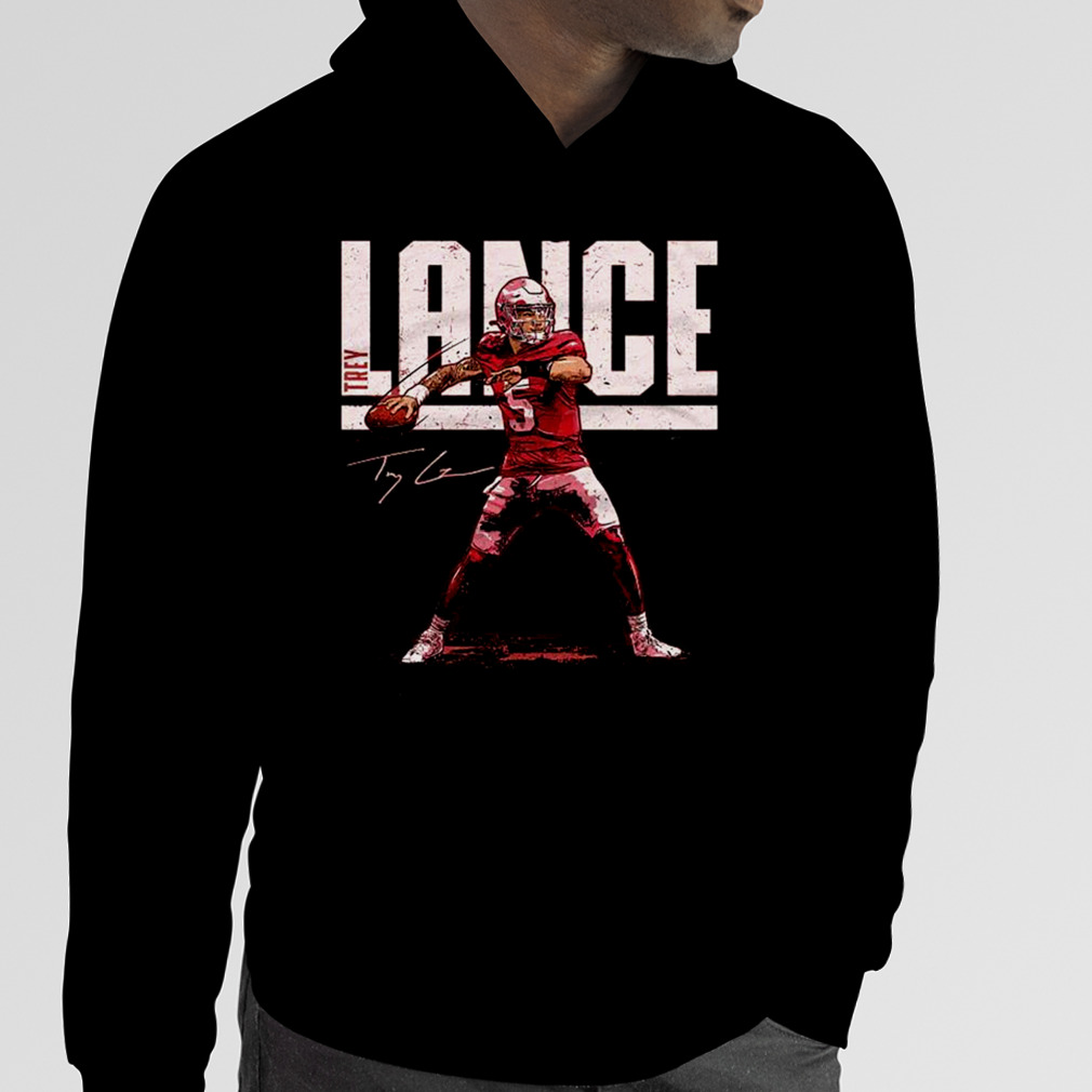 Official Trey Lance Superhuman 49ers T-shirt - NVDTeeshirt