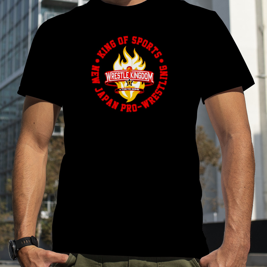 king of the sports new Japan pro-wrestling shirt