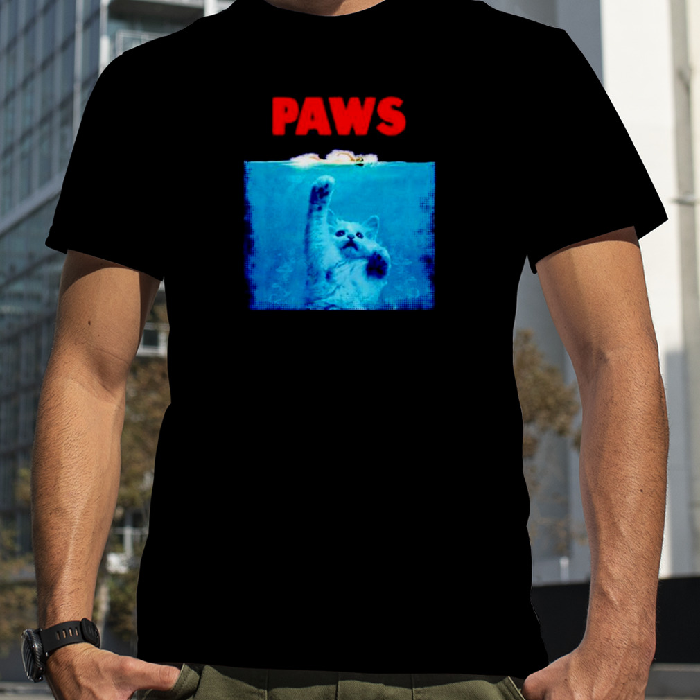 paws cat kitten meow parody shirt