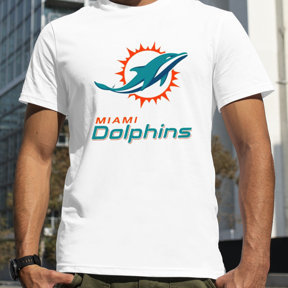 Dolphins City Green Football Logo Miami Sports Football Shirt