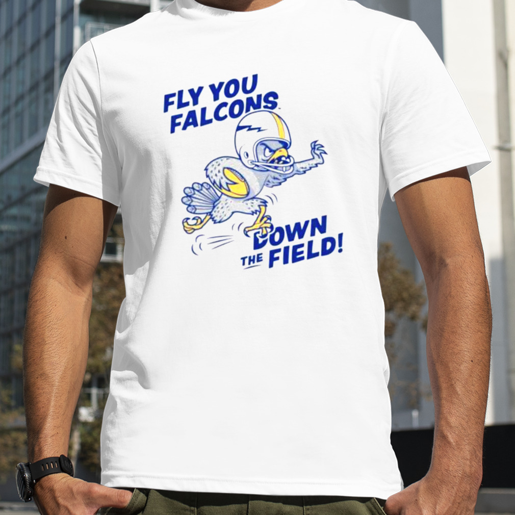 Fly you falcons down the field shirt