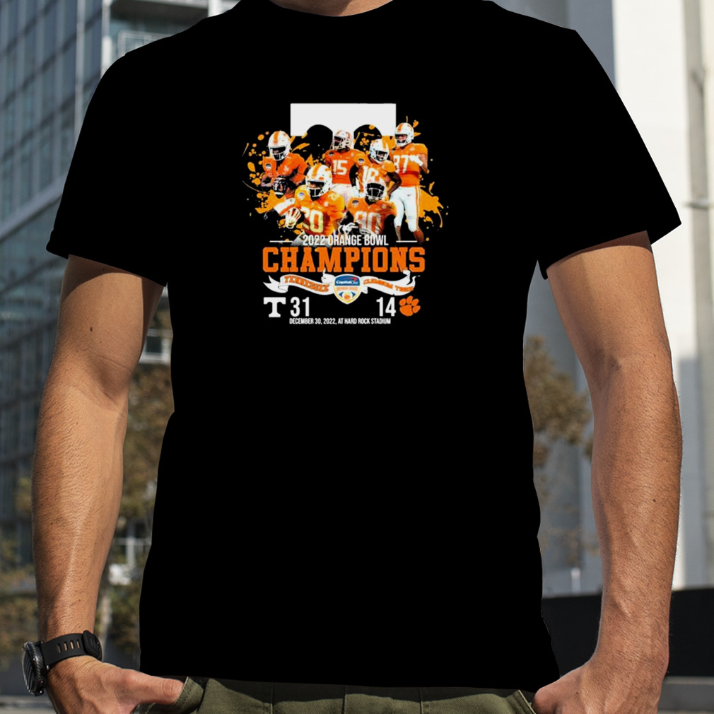 Tennessee Volunteers Team 2022 Orange Bowl Champions Shirt