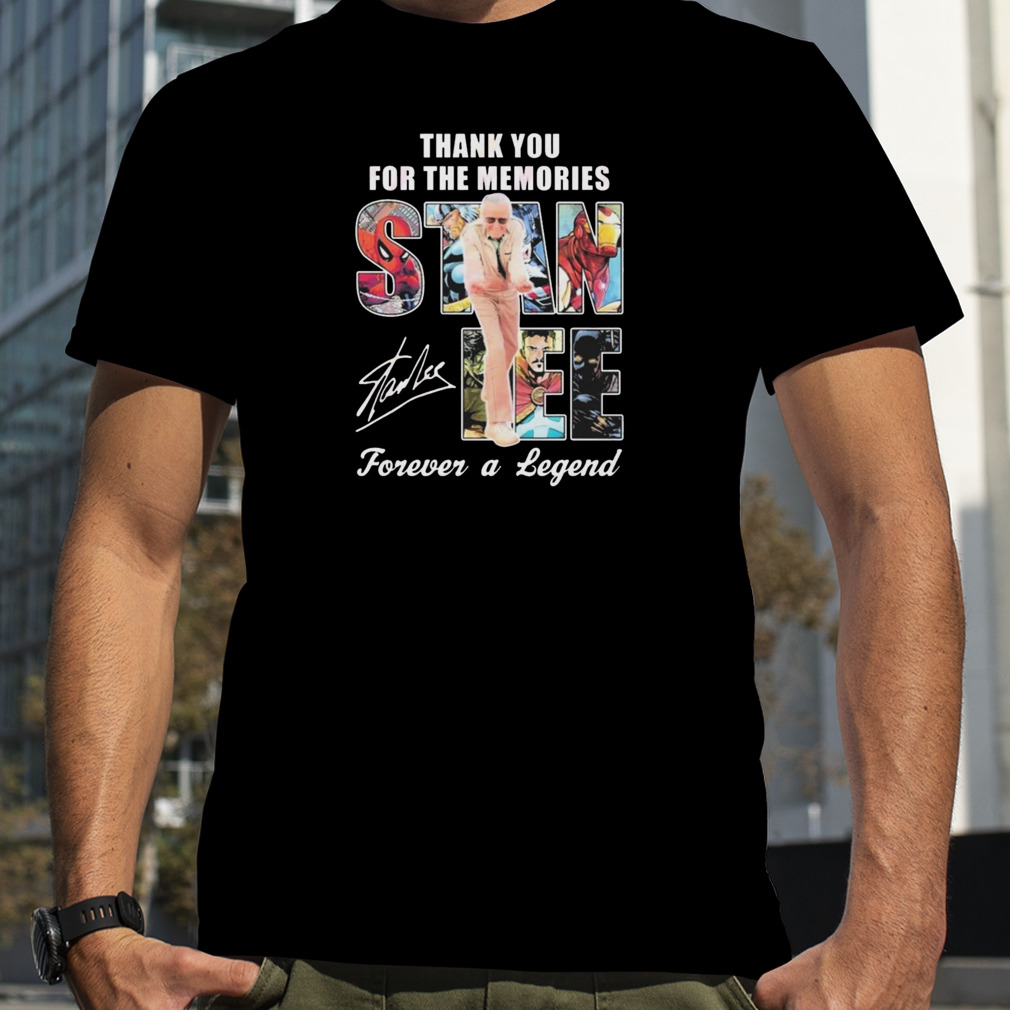 Thank You For The Memories Stan Lee Forever A Legend T-Shirt