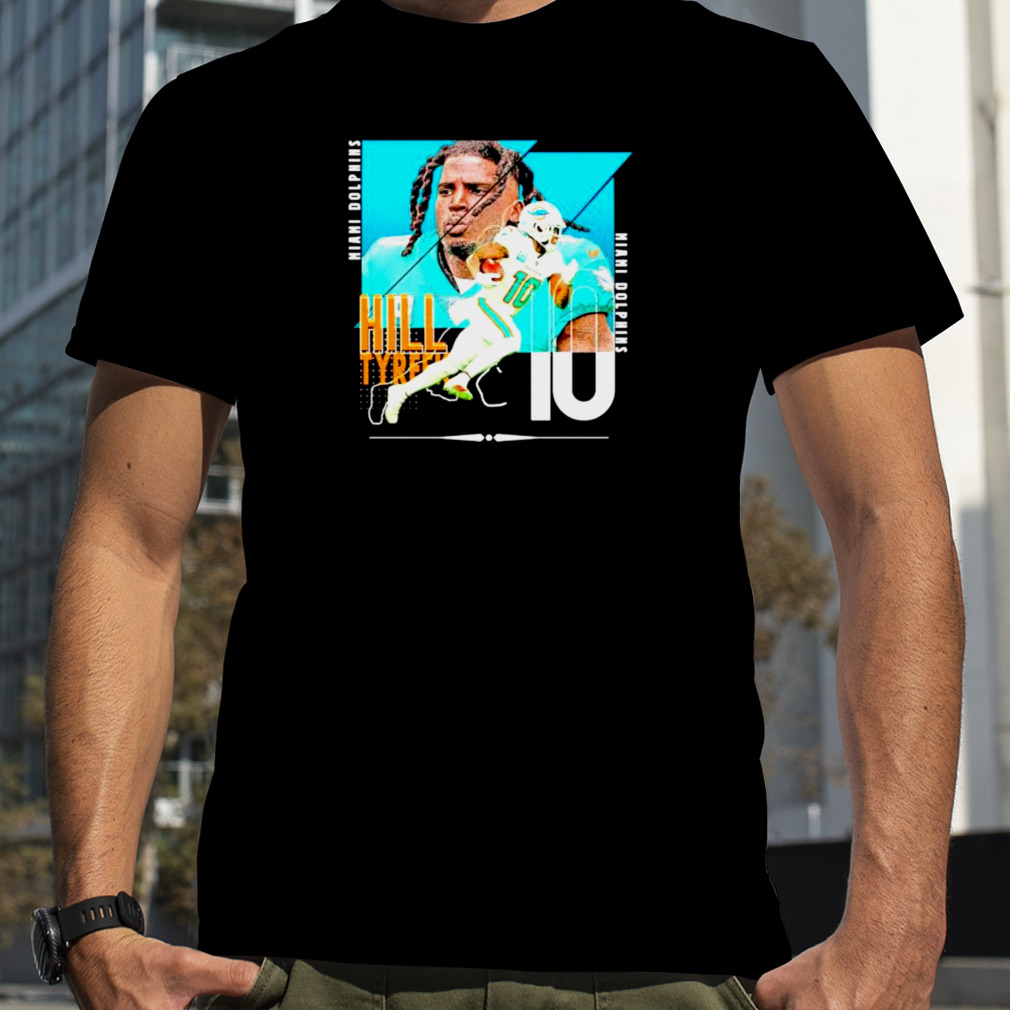 tyreek Hill Miami Dolphins football poster shirt