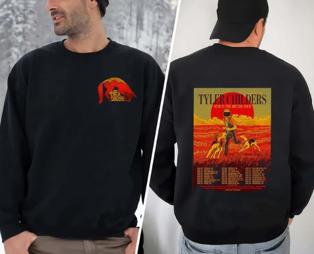 2 Sided Tyler Childers The Hounds Tour 2022 Shirt