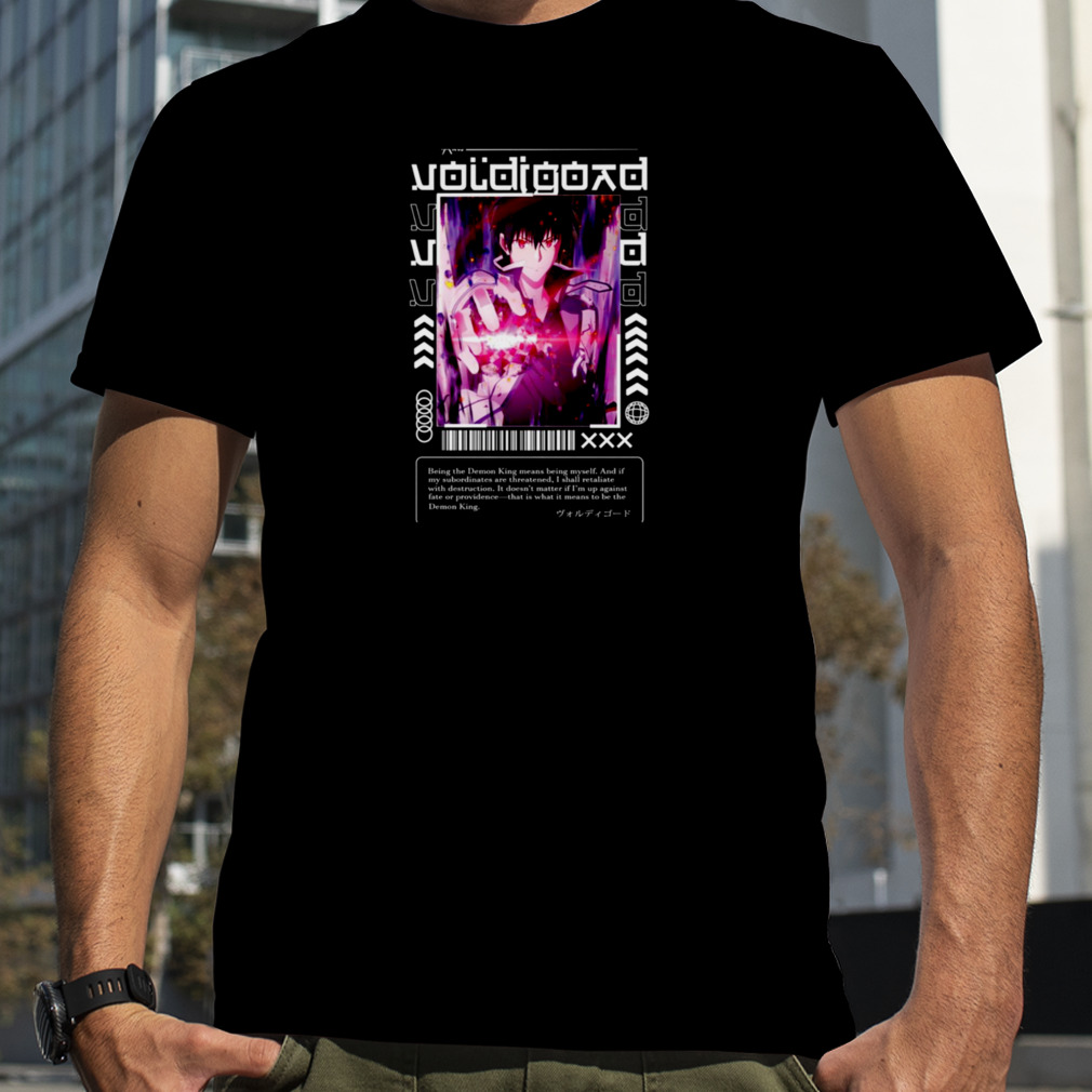 Introduction Voldigoad Anos Design The Misfit Of Demon King Academy Anime shirt