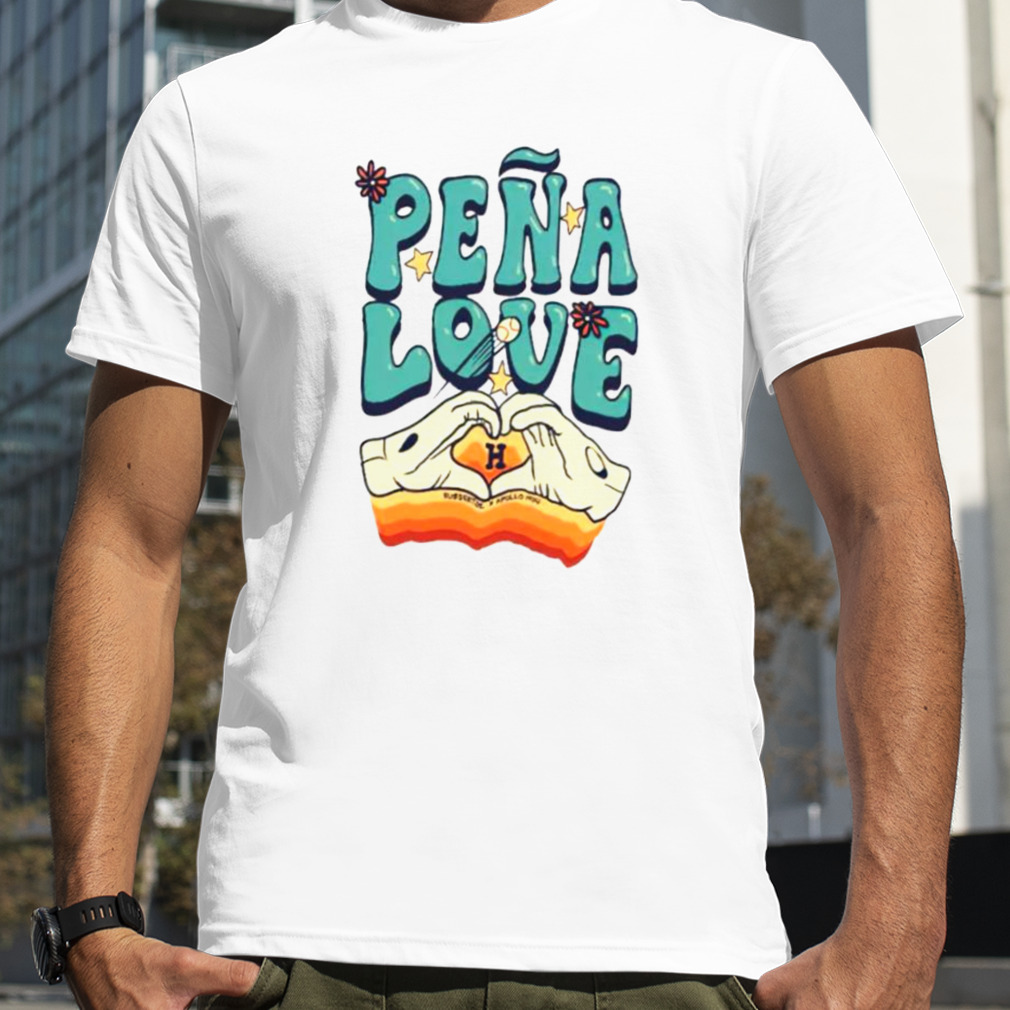 Jeremy Peña love Houston Astros shirt