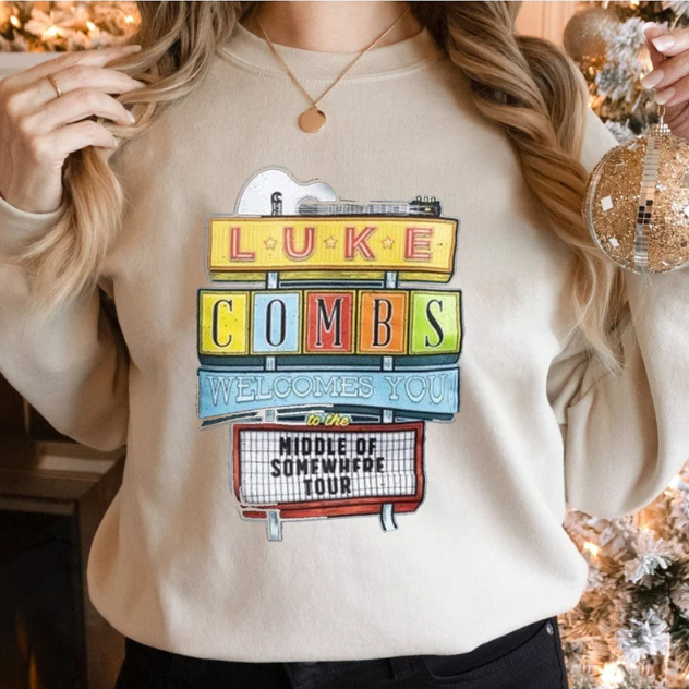 Luke Combs Middle Of Somewhere Tour 2022 Shirt