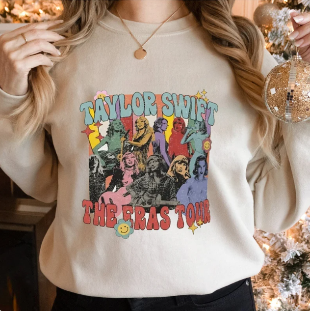 Taylor Swift The Eras Tour Graphic Sweatshirt