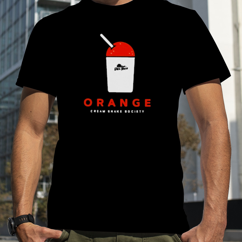 orange cream shake society T-shirt
