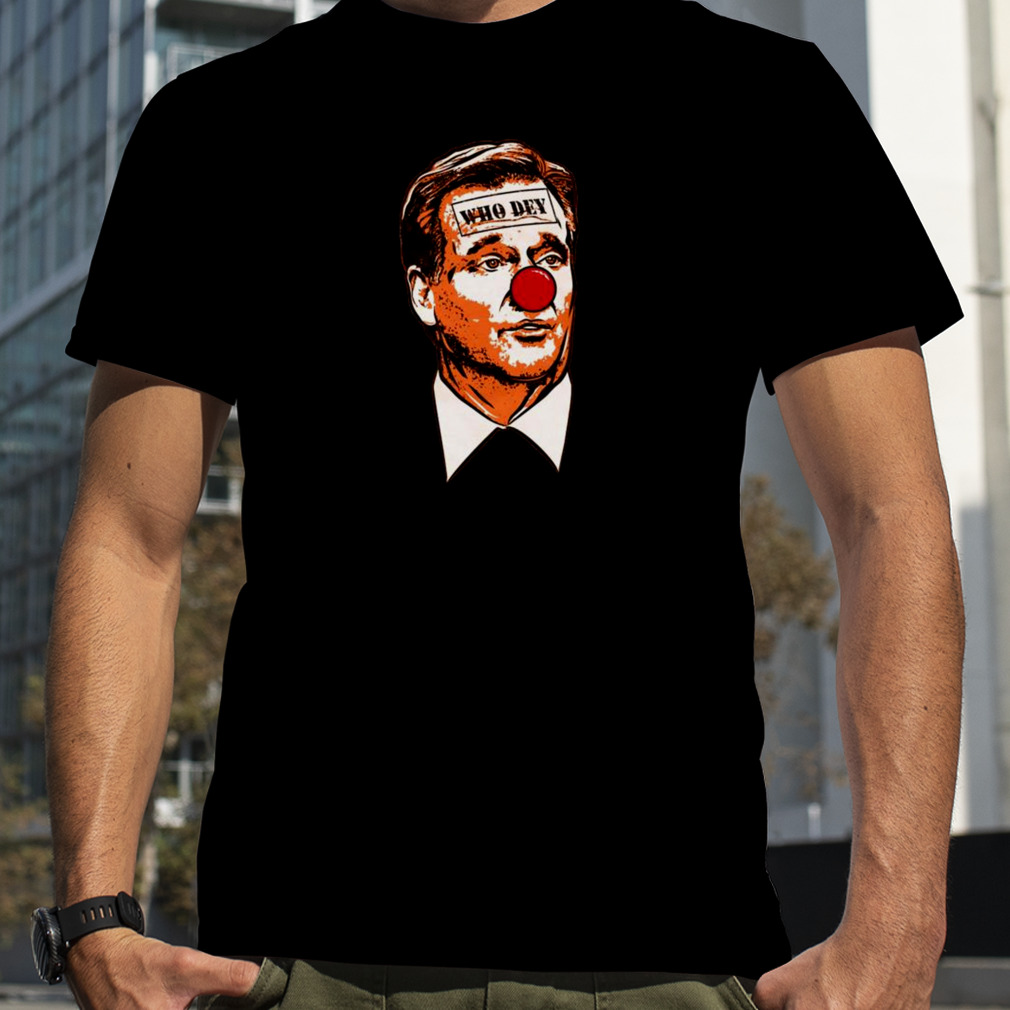 Cincinnati bengals clown who dey 2023 shirt