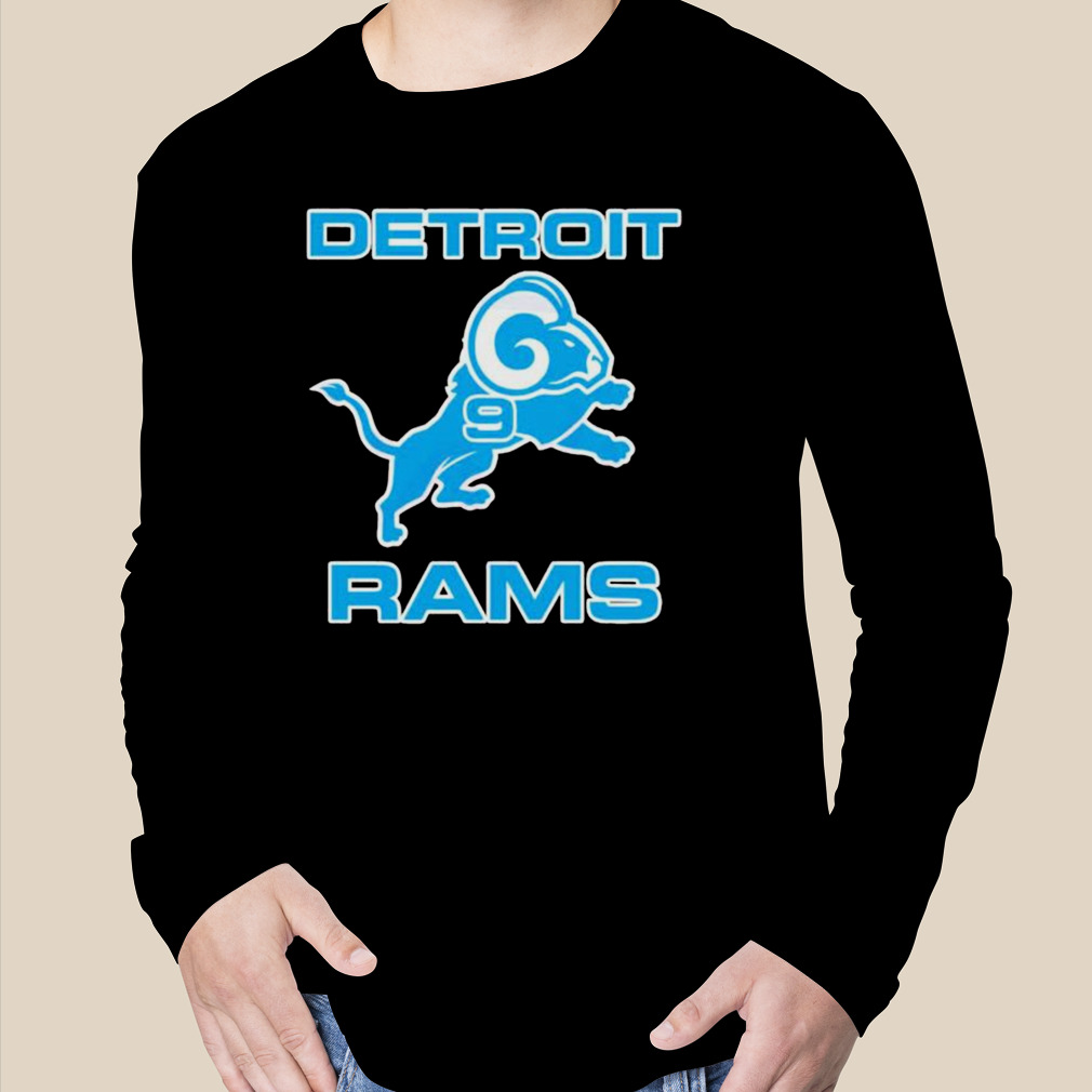 Detroit Rams number 9 shirt - Freedomdesign