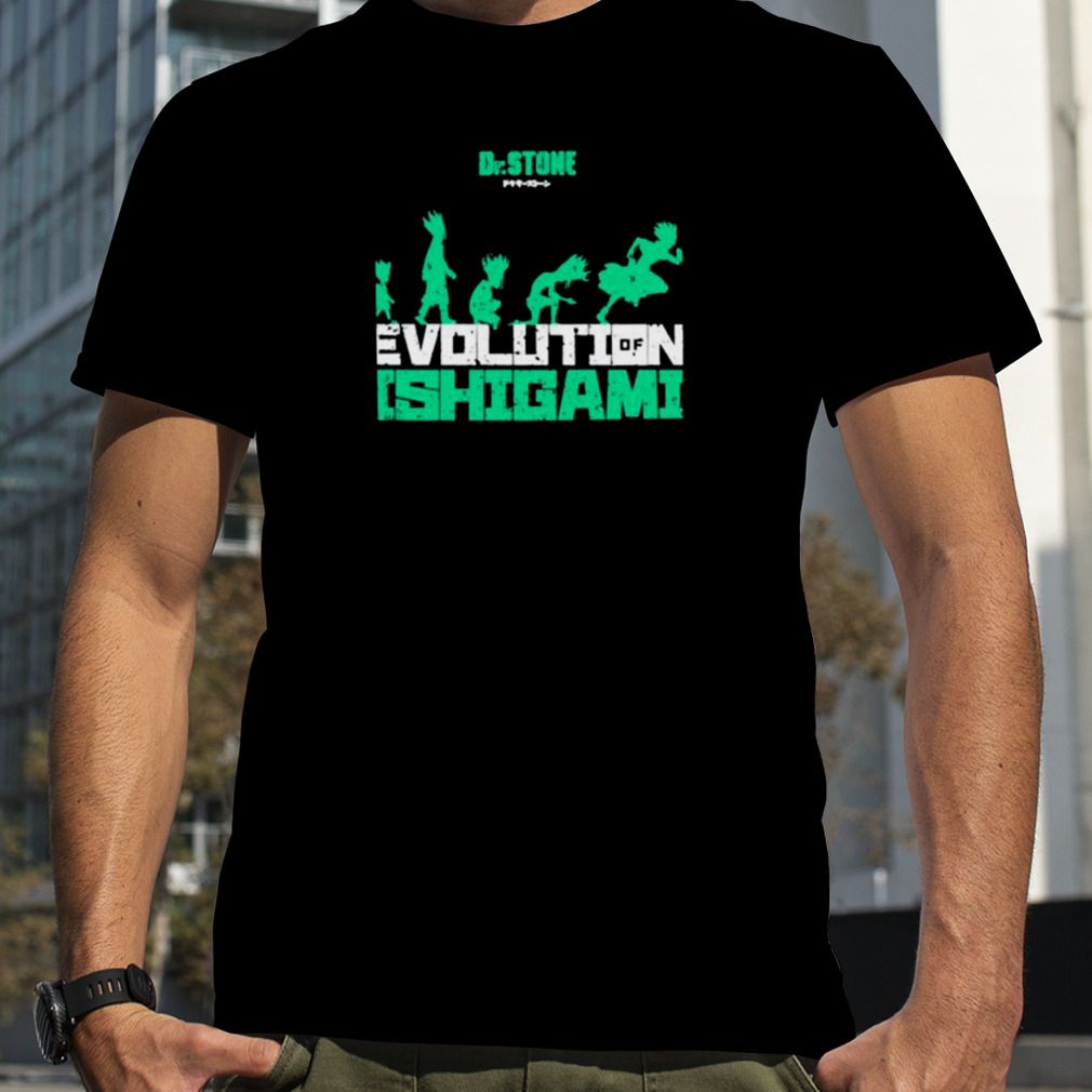 Evolution Of Ishigami Grunge Style Green Design Dr Stone Shirt