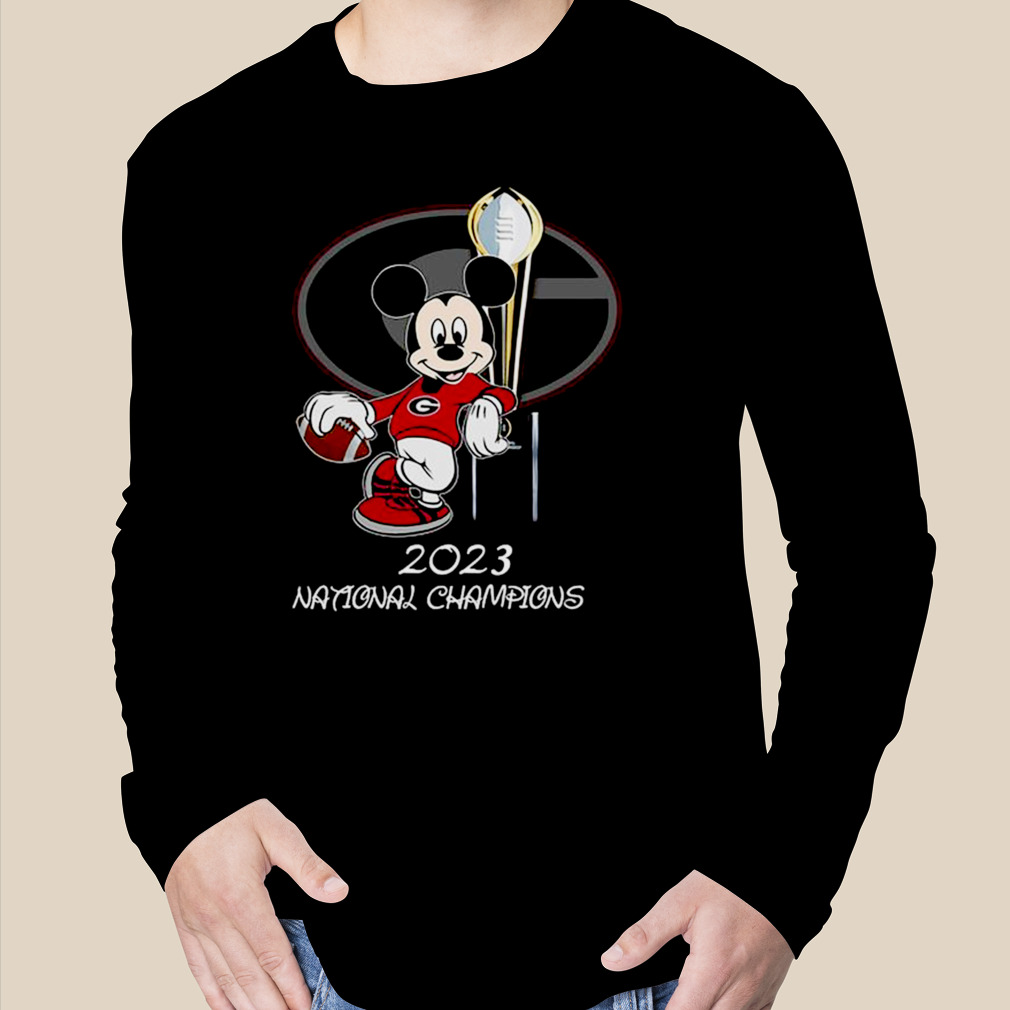 Georgia Bulldogs National Championship 2023 Mickey Mouse Cup Shirt