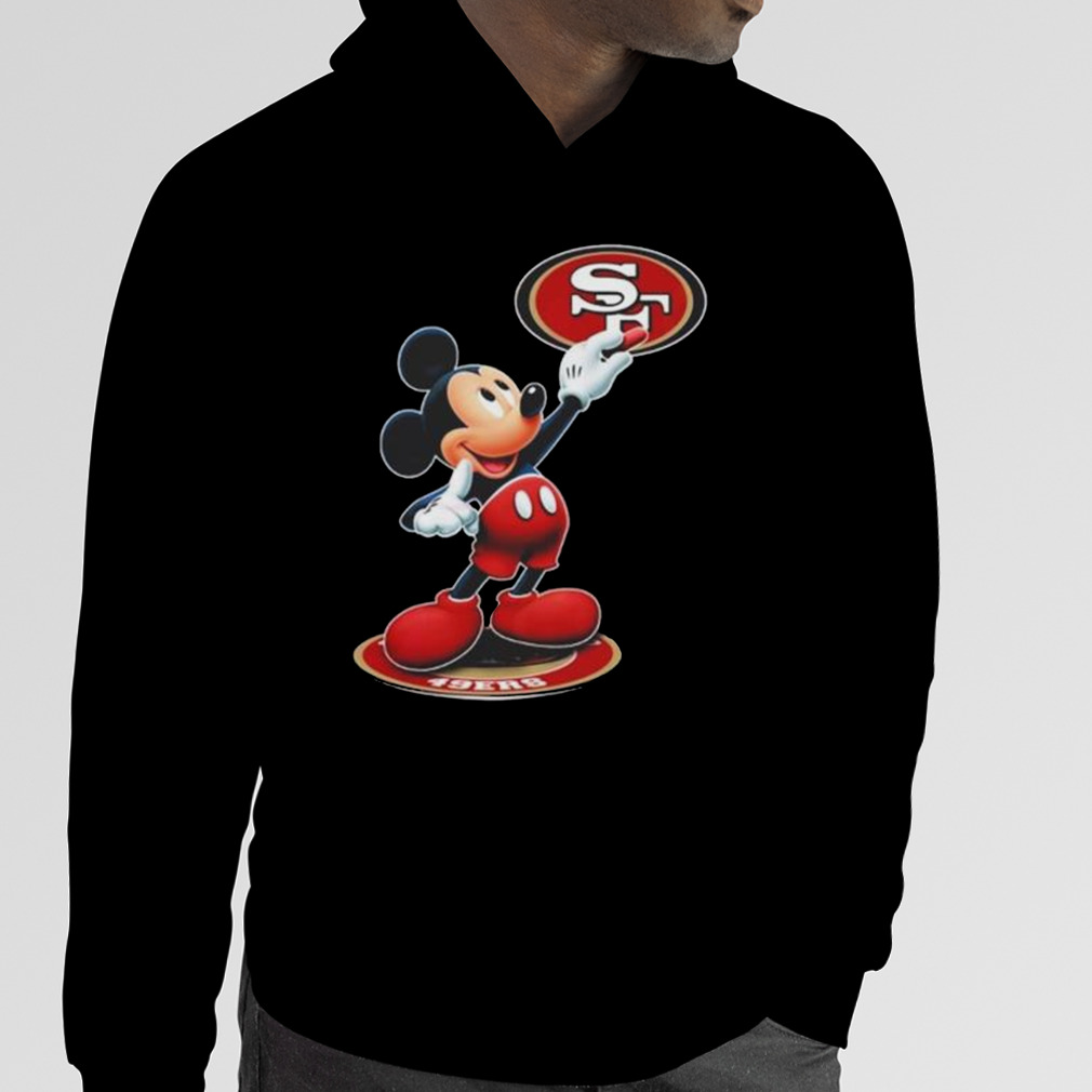 Mickey Mouse Nfl san francisco 49ers logo 2023 shirt, hoodie