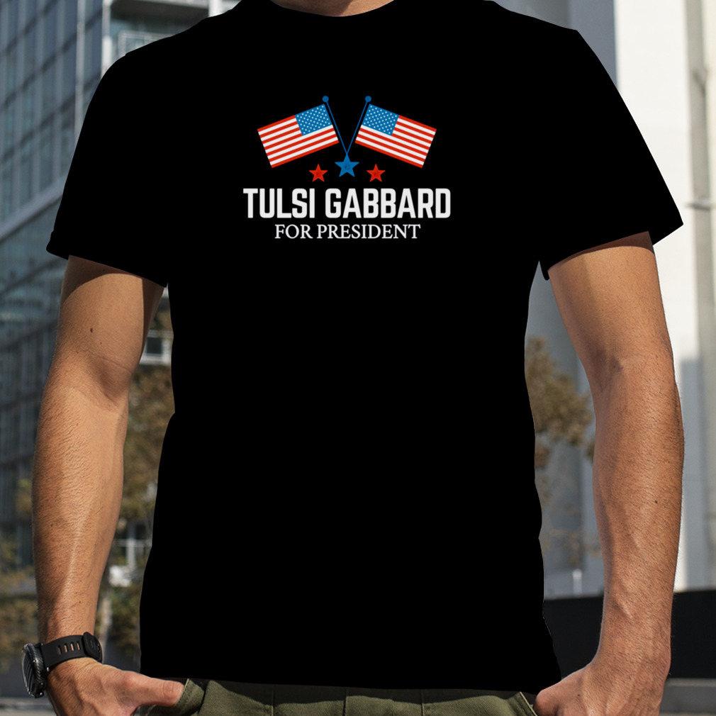 Usa Flag Tulsi Gabbard For President shirt