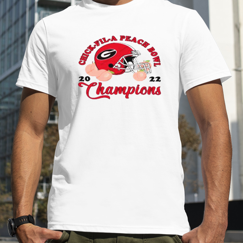Georgia Bulldogs Chick-Fil-A Peach Bowl 2022 Champions shirt