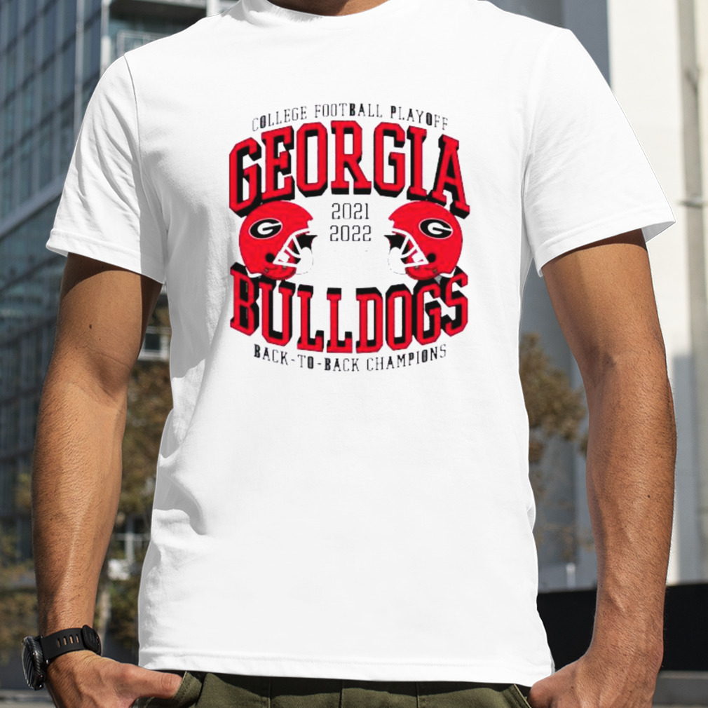 Georgia bulldogs league collegiate wear back-to-back college football playoff national champions tri-blend shirt