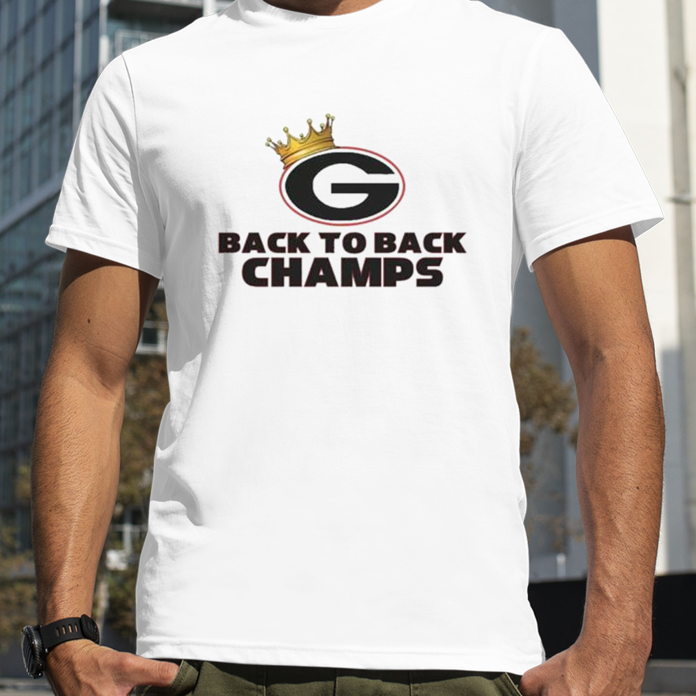 King Georgia Bulldogs Back to back Champs shirt