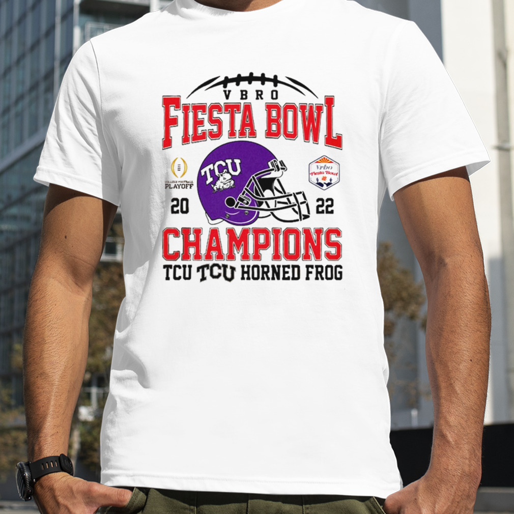 Michigan vs TCU College Fiesta Bowl Champion Football T-Shirt