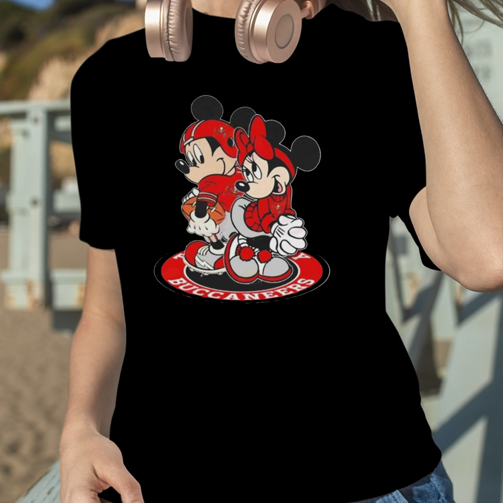 Official NFL Tampa Bay Buccaneers Mickey Mouse And Minnie Mouse