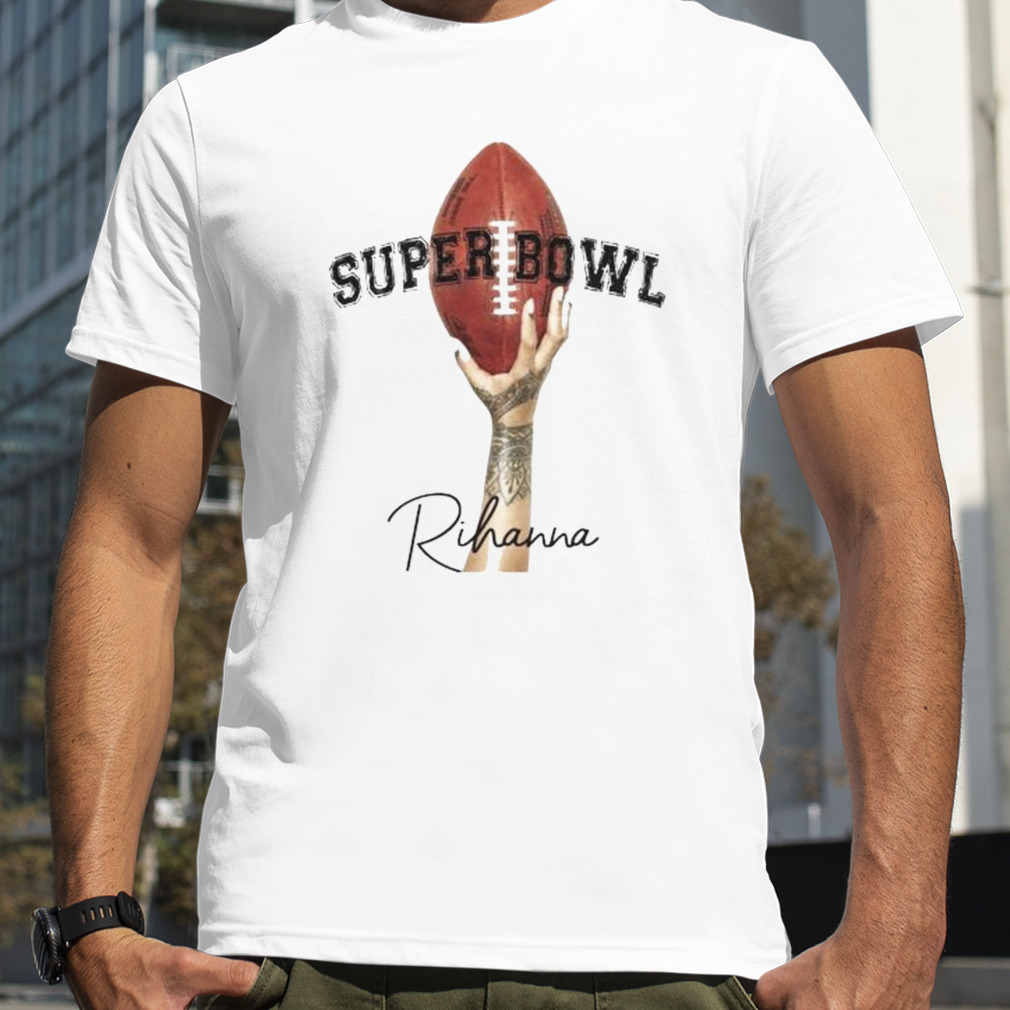 Rihanna Super Bowl Shirt Halftime Show 2023 Game Day Shirt - Yesweli