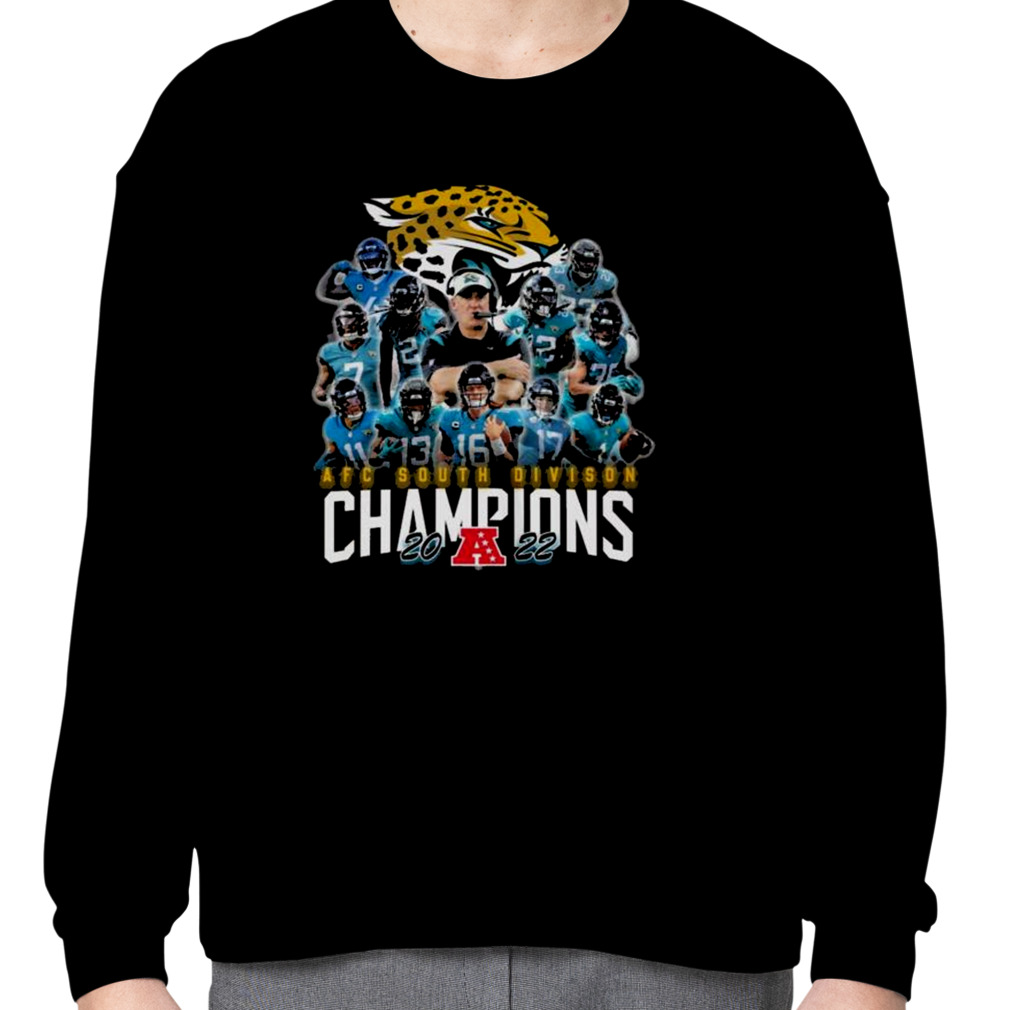 The Jacksonville Jaguars AFC South Division Champions 2022 T-Shirt - REVER  LAVIE