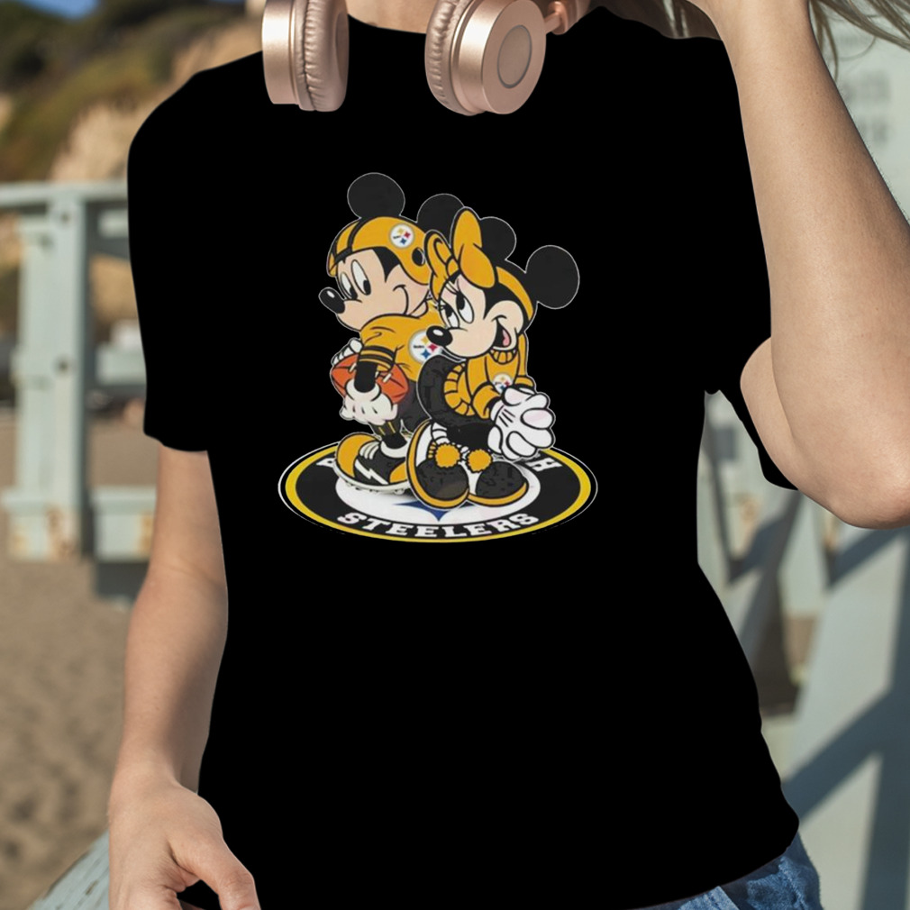 NFL Pittsburgh Steelers Mickey Mouse And Minnie Mouse Shirt