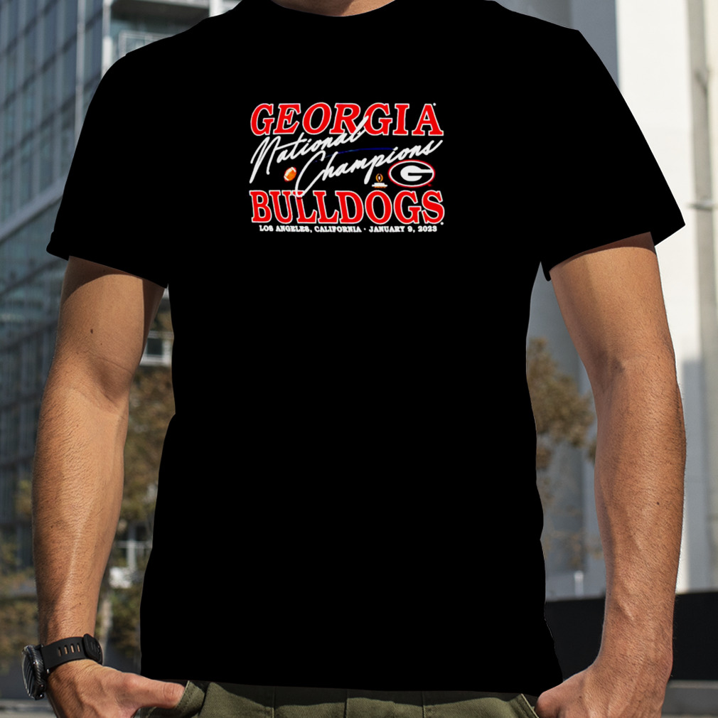 georgia Bulldogs national champions Los Angeles shirt