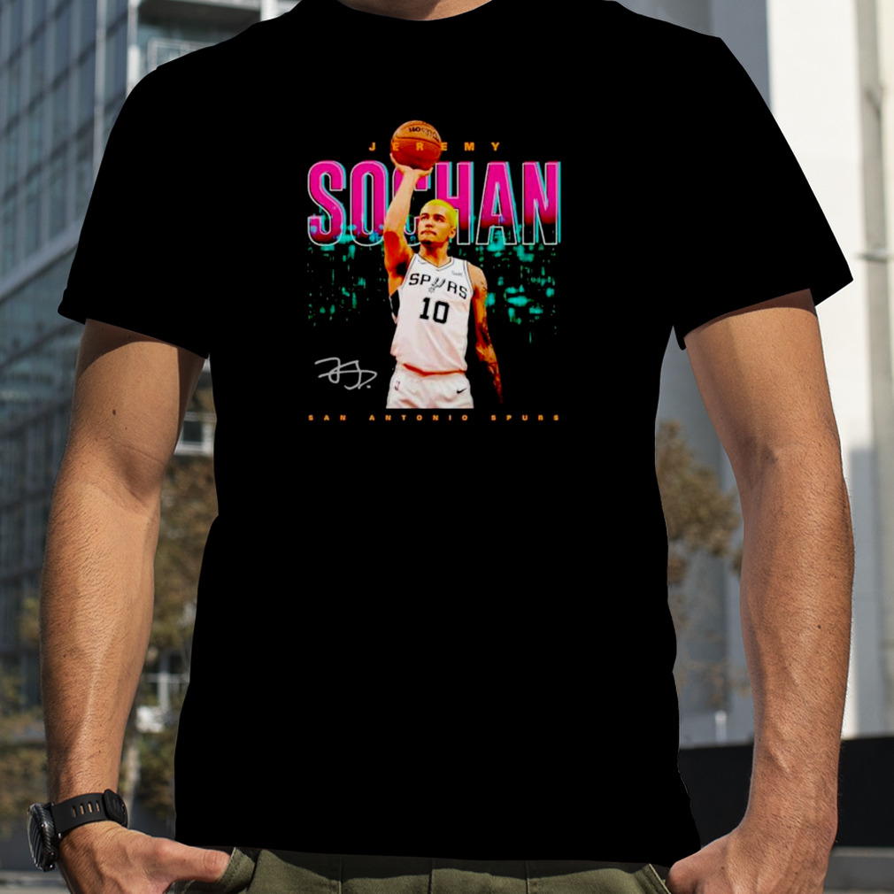 jeremy Sochan San Antonio Spurs free throw shirt