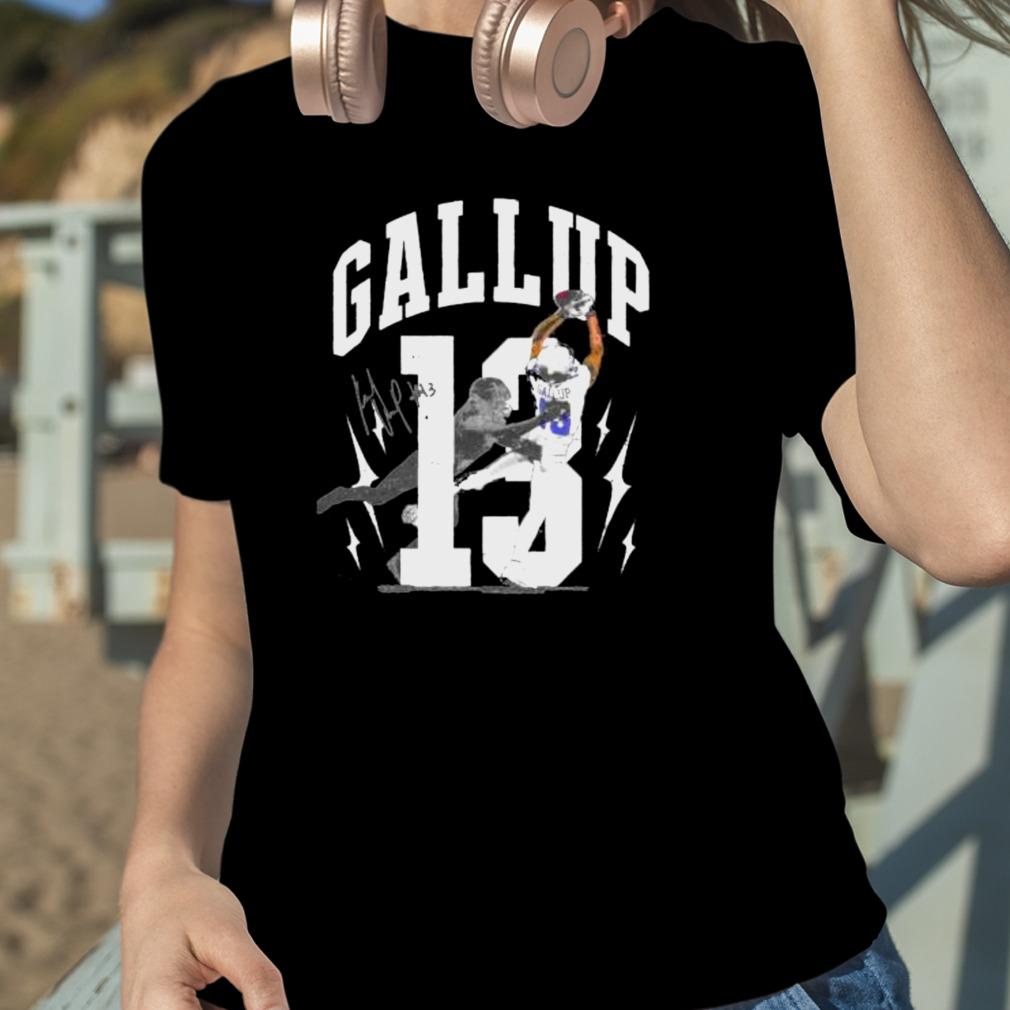 michael Gallup 13 Dallas Cowboys catch shirt